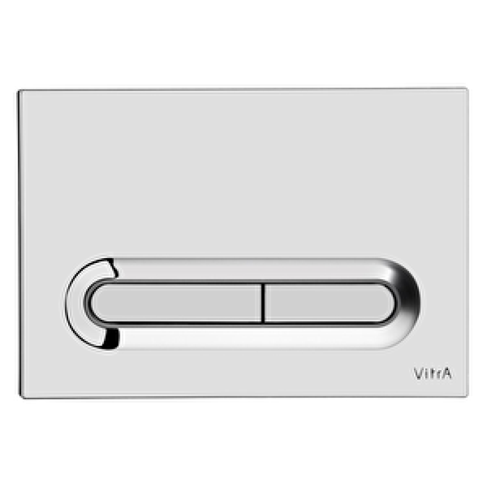 VitrA Vitra Loop T 740-0780 Çift Basmalı Kumanda Paneli, Parlak Krom Rezervuar Fiyatı