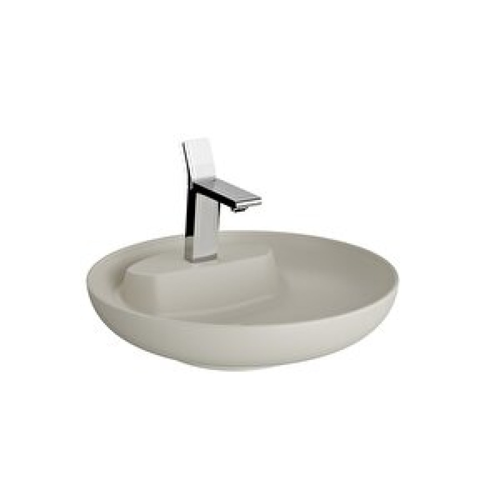 VitrA Vitra Memoria 5880b420-0563 Yuvarlak Çanak Lavabo, Vitra Clean, 50 Cm, Bej Lavabo Fiyatı