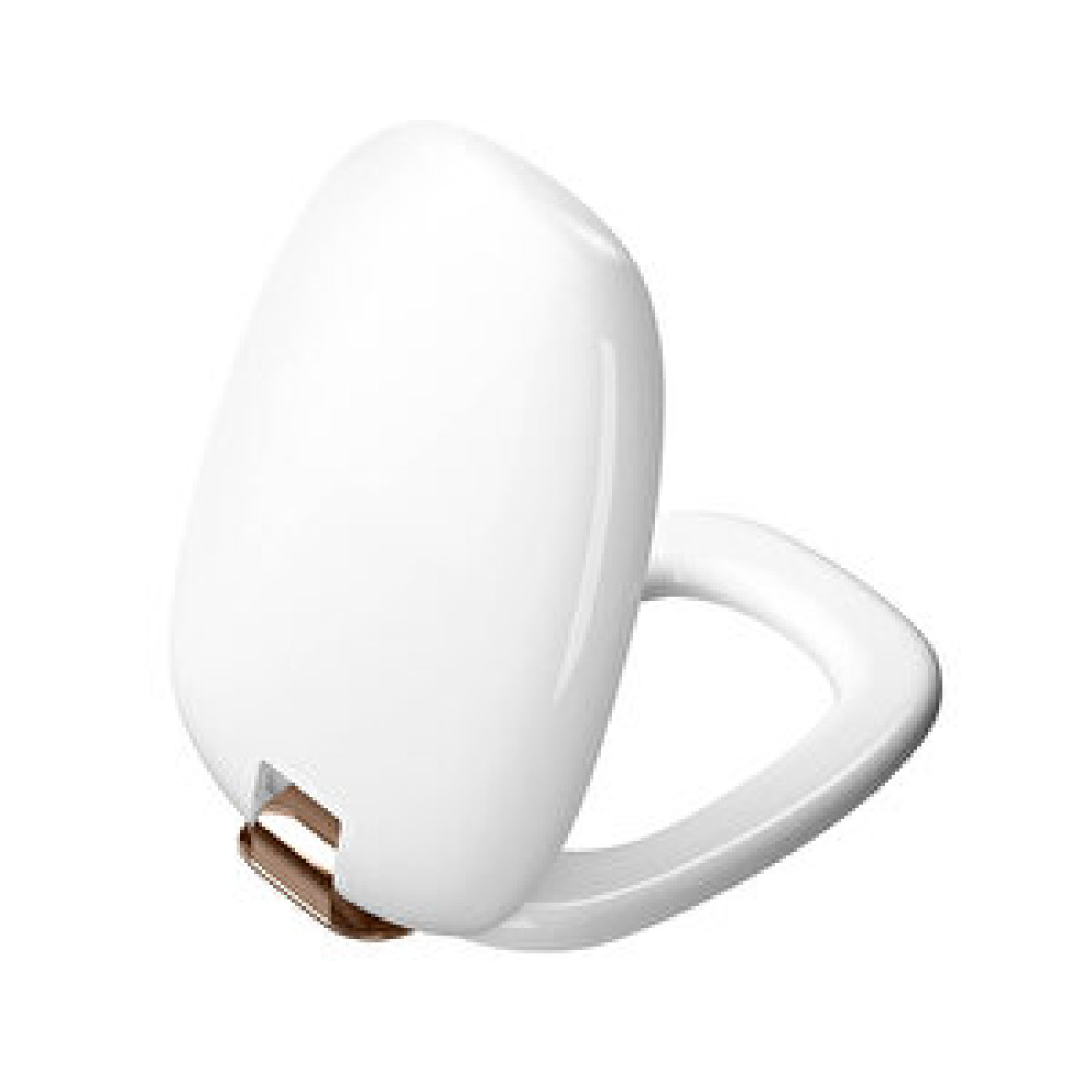 VitrA Vitra Plural 126-003-029 Klozet Kapağı, Yavaş Kapanır, Kolay Çıkabilir, Bakır - Beyaz Klozet Kapağı Fiyatı