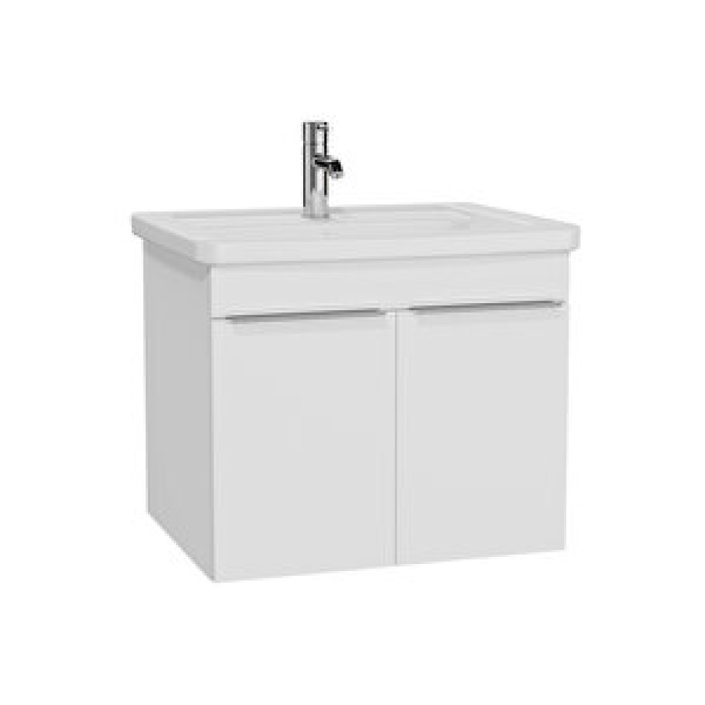VitrA Vitra Quadrum Lavabo Dolabı 65 Cm Parlak Beyaz 62539 Beyaz Banyo Dolabı / Mobilyası Fiyatı
