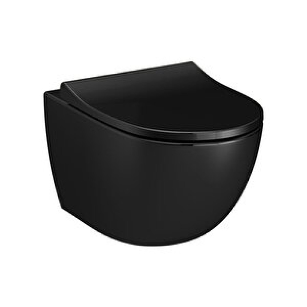 VitrA Vitra Sento 7748b070-0559 Rim-ex Asma Klozet, 54 Cm, Siyah Klozet Fiyatı