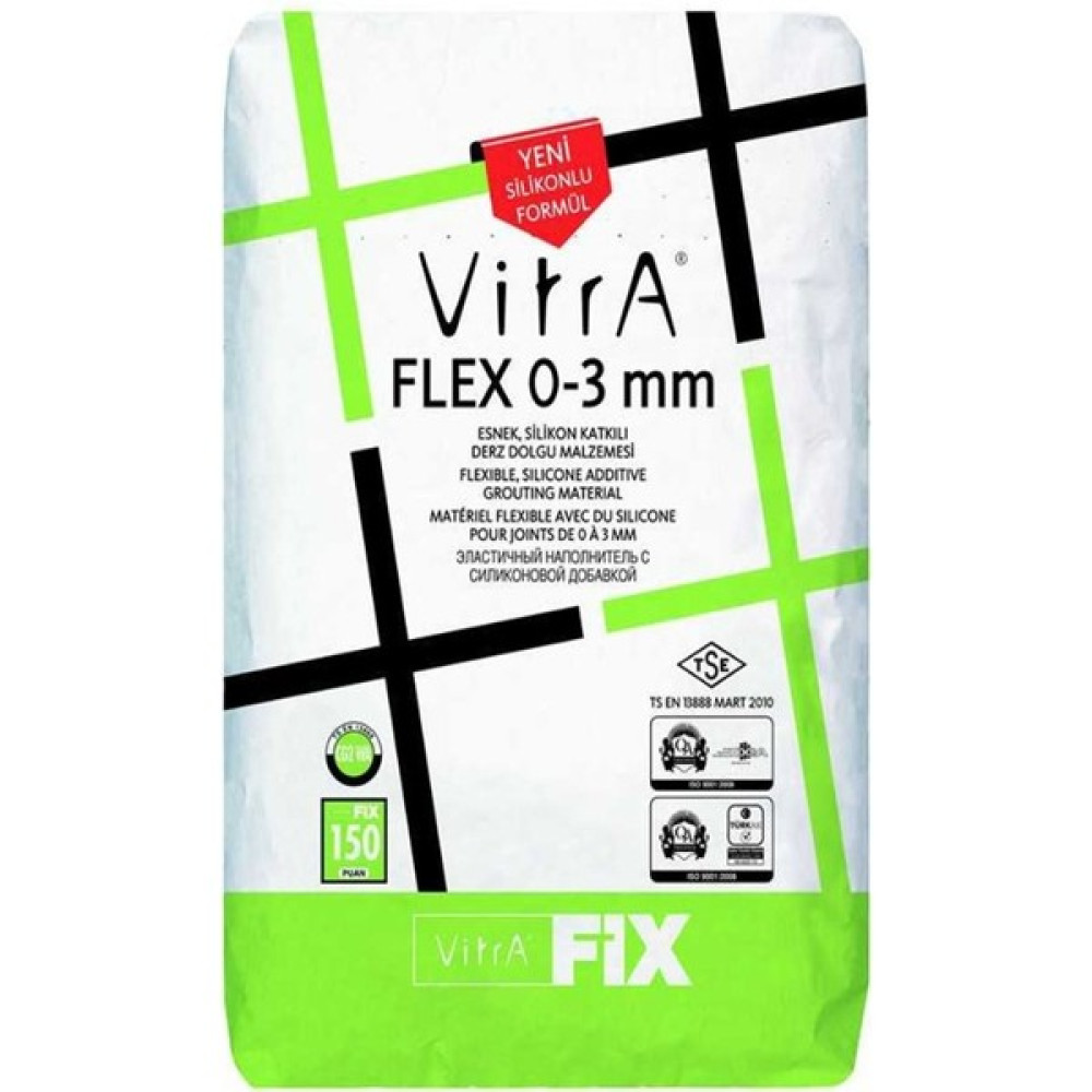 VitrA Vıtrafıx Flex 0-3 mm Krem 5 kg F24303905 Oto Boyaları Fiyatı