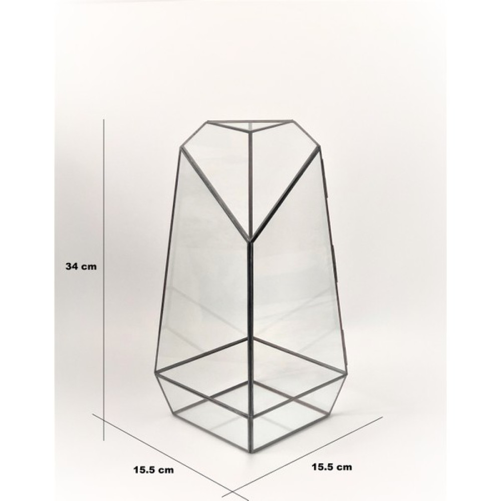 Vitrayverteks Dekoratif Teraryum Geometrik Cam Fanus Vazo Fiyatı