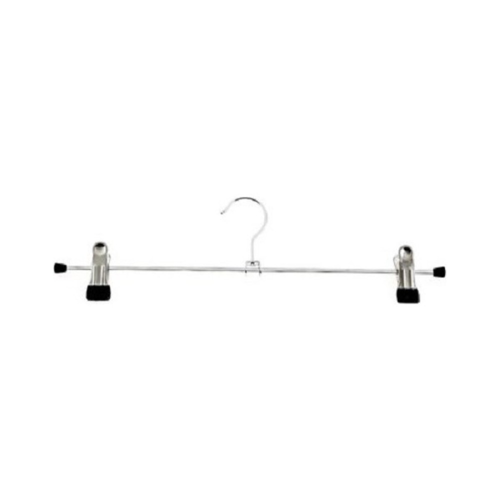 Vitrin Raf Bay Bayan Mandallı Pantolon, Etek Askısı - 40 cm Metal - 24 Adet - Gri Eşya Saklama / Düzenleme Fiyatı