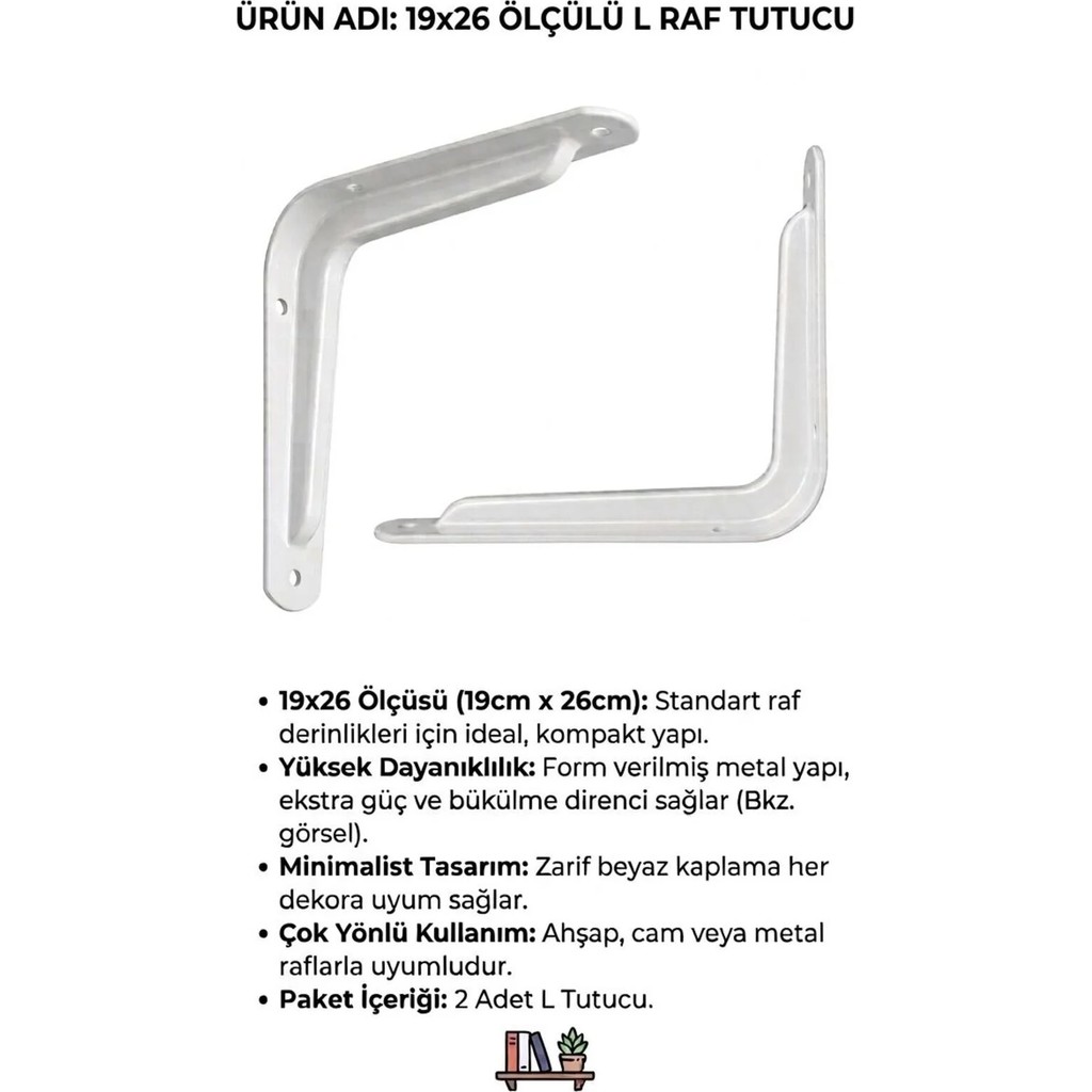 Viva 4(Adet)’lü Set Beyaz L Demir Raf Altı Taşıyıcı - Estetik ve Güçlü Raf Tutucu 23CM*29CM SSD / Solid State Drive Fiyatı