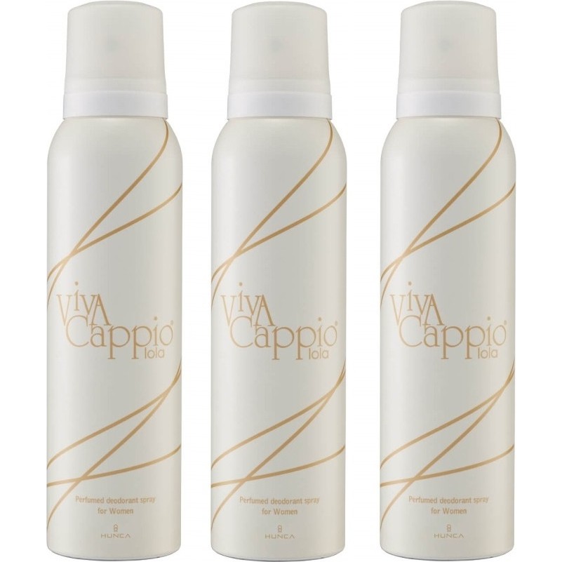 Viva Cappio Lola Paraben Free 24H Sprey Kadın Deodorant 150 ml x 3 Adet Deodorantlar Fiyatı