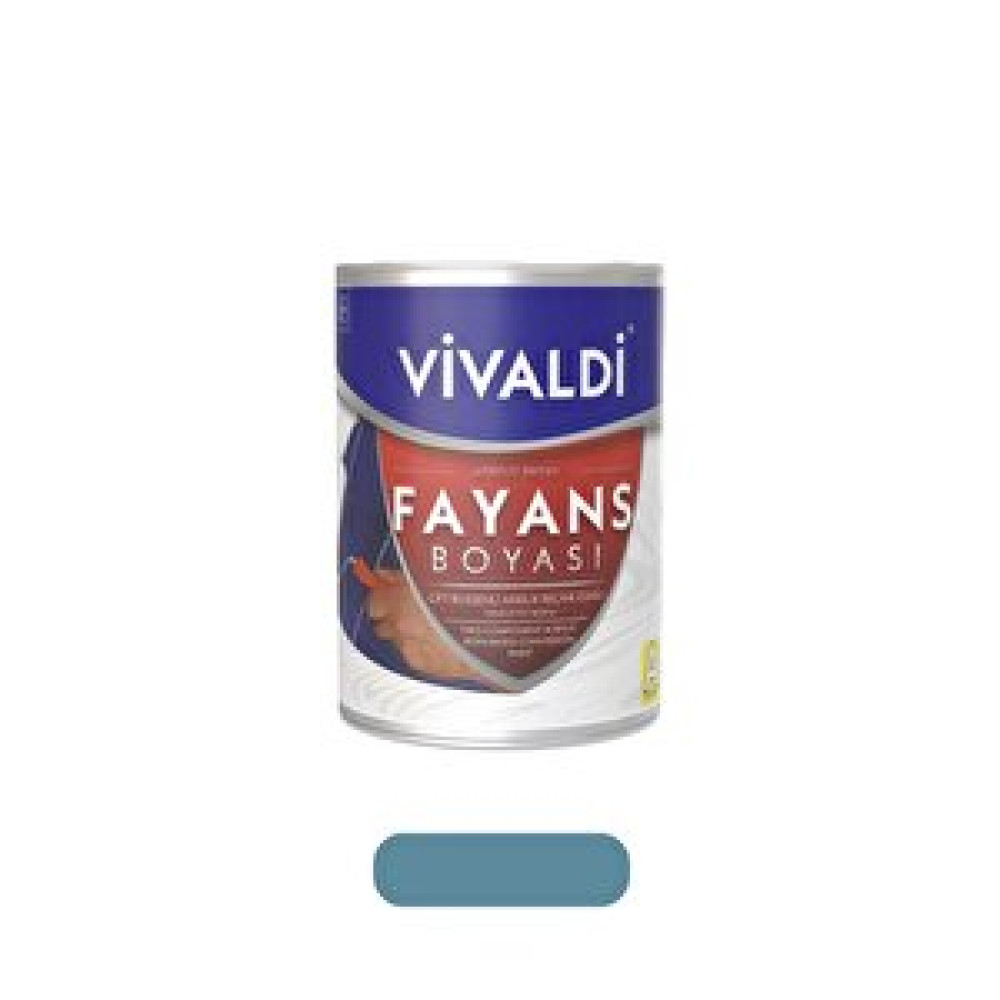 Vivaldi Fayans Boyası - Astar Ve Vernik Gerektirmeyen Boya - Sınırsız Renk 1 Kg Açık Deniz İç Cephe Duvar Boyası Fiyatı