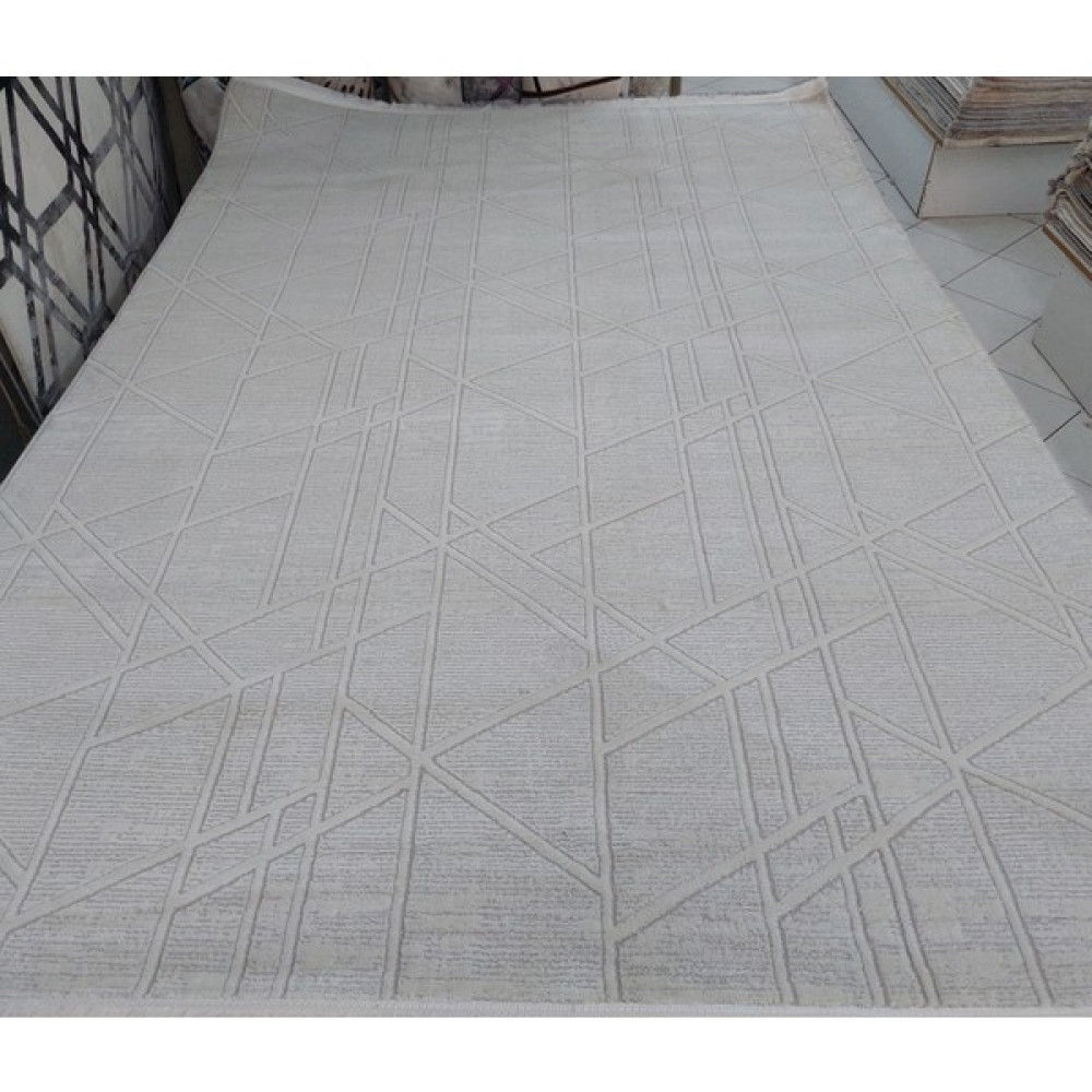 Vivaldi Home Zara Serisi Akrilik(Yün) Iplik 160X230(4M2) Dokuma Halı - Gri - Kemik - 160 x 230 cm Salon Halısı Fiyatı
