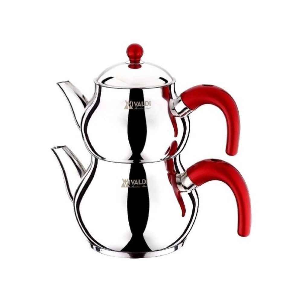 Vivaldi Nostalji Mini Boy Çaydanlık Takımı Kırmızı Çay / Çaydanlık Setleri Fiyatı