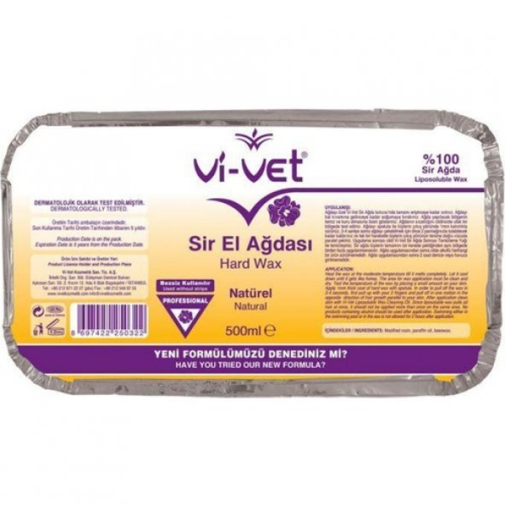 Vivet Sir Agda Naturel (Dogal) Kalip Agda 500 Ml Epilasyon Aletleri Fiyatı