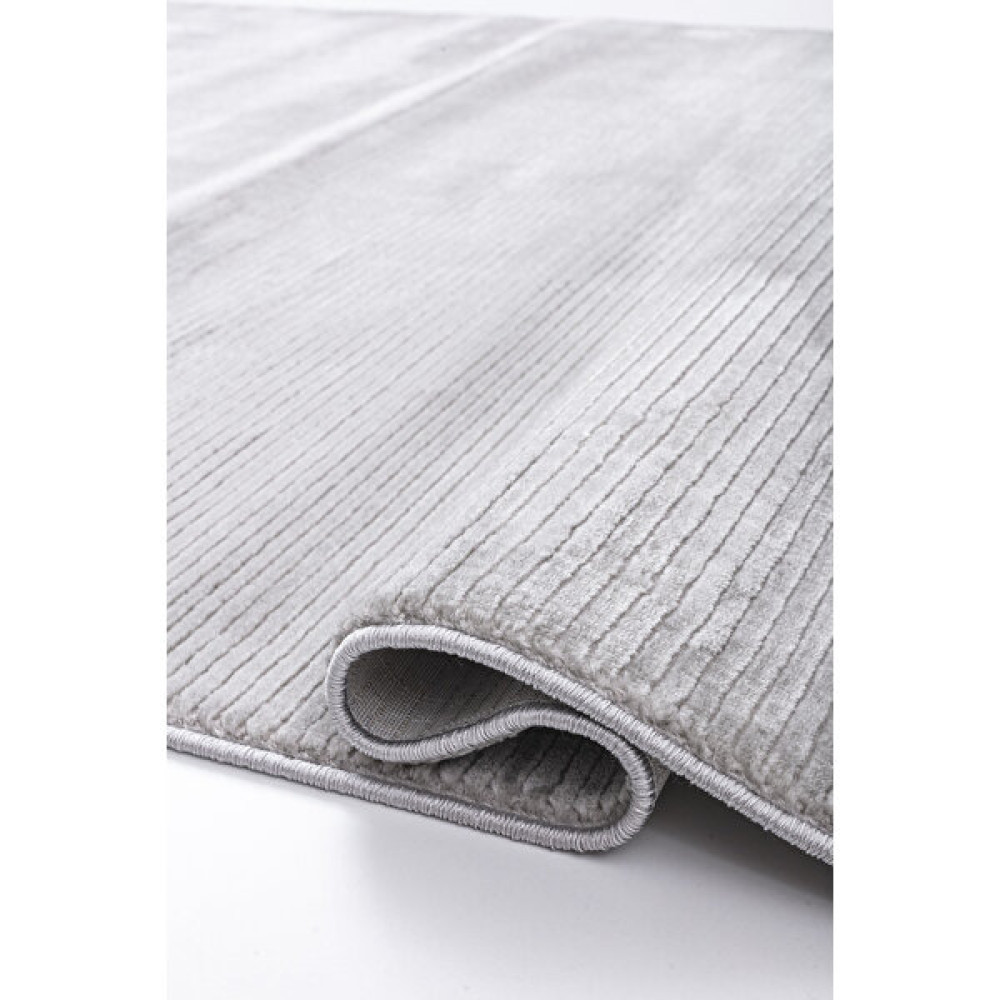 Viviana Home Tiviti Yumuşak Dokulu Salon Mutfak Çoçuk Odası Koridor Kesme Yolluk Modern Desenler Makine Halısı Kilim Gri Bej Beyaz Krem - 80 x 150 cm Salon Halısı Fiyatı