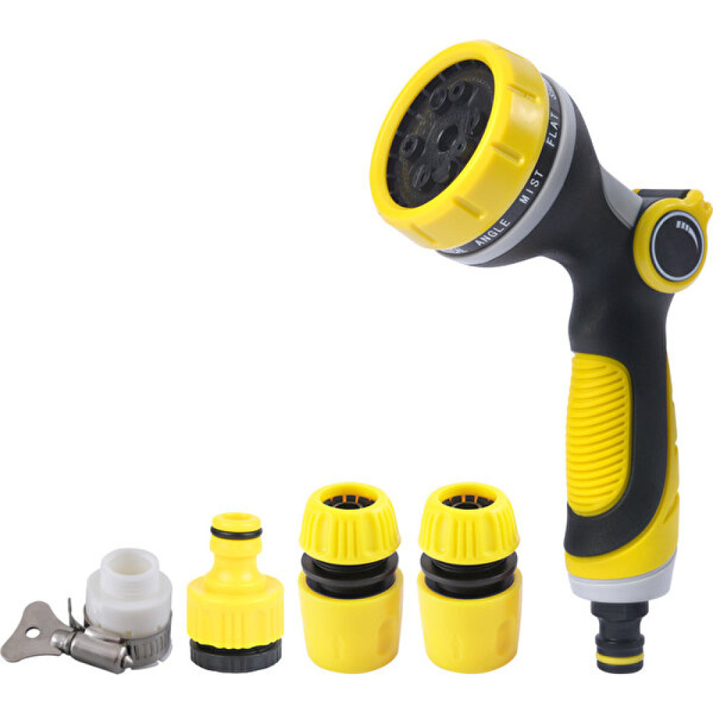 VividDonald Araba Yıkama Bahçe Yüksek Basınçlı Sulama Yağmurlama Başlığı Bahçe 10 Fonksiyonlu Su Tabancası - Blister Set (Yurt Dışından) - Yellow Bahçe Malzemeleri Fiyatı