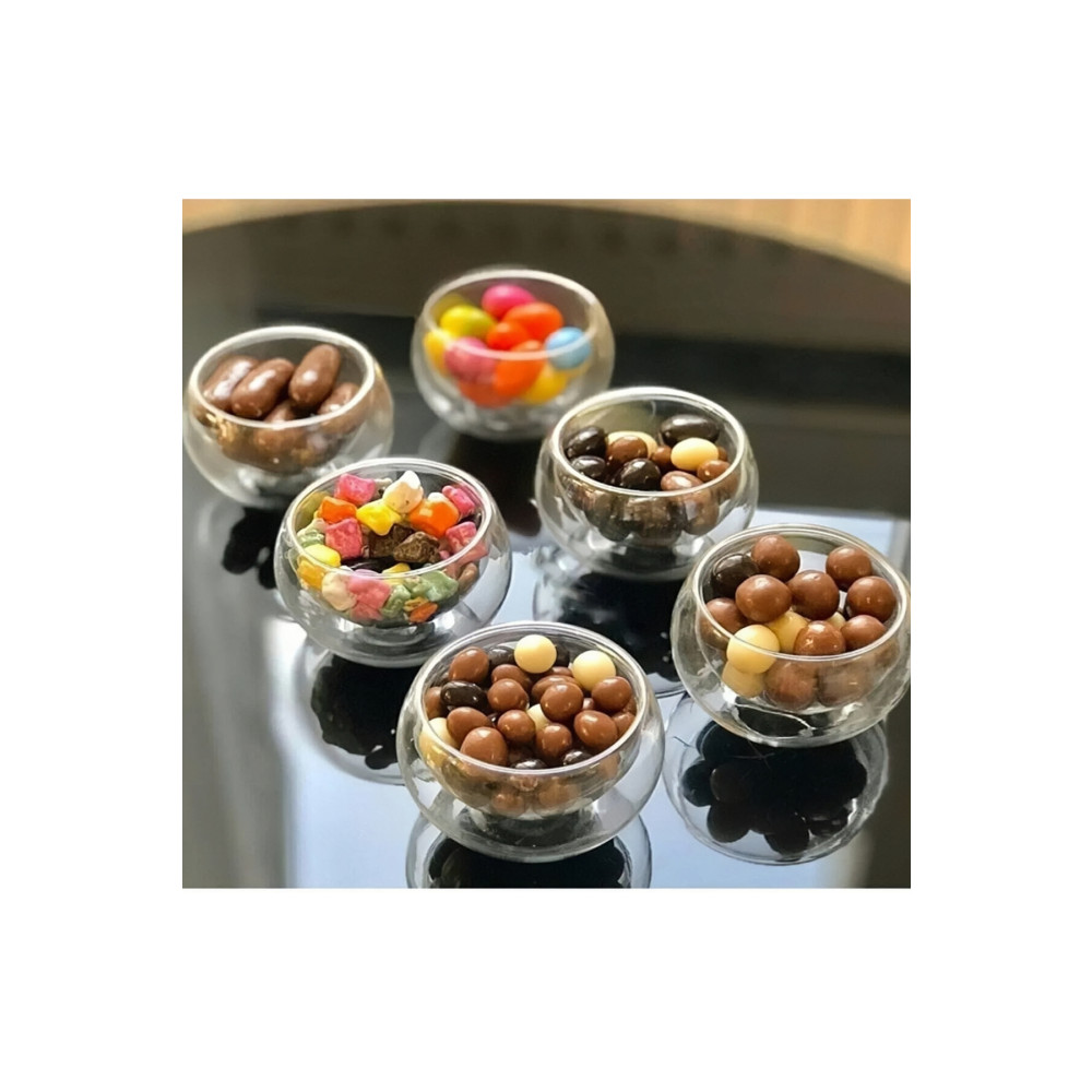 Vivien Home 6lı Çift Çidarlı Mini Sosluk Drajelik Lokumluk Fincan / Bardak / Kahve Takımı Fiyatı
