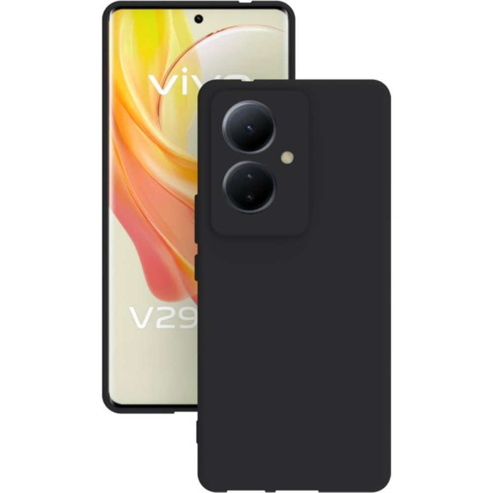 Vivo V29 Lite 5g Kılıf Kamera Korumalı Silikon Rubber Arka Kapak Siyah Cep Telefonu Kılıfı Fiyatı