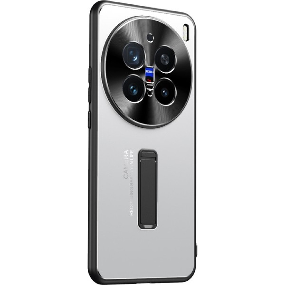 Vivo X200 Pro Için Buzlu Metal Hibrit Tpu Telefon Kılıfı (Yurt Dışından) - Gümüş Cep Telefonu Ekran Koruyucusu Fiyatı
