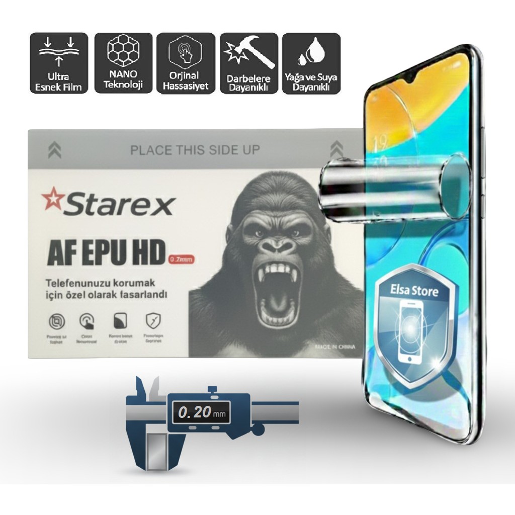 Vivo X300 Pro Nano Ekran Koruyucu Ultra Ince Af Epu - 0.20 mm Hd Starex Diğer Fiyatı