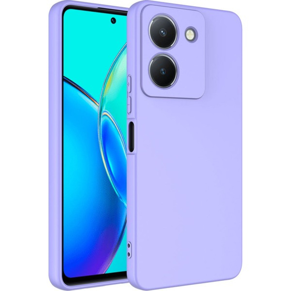 Vivo Y36 4g Kılıf Lansman Mat Içi Kadife Pürüzsüz Kaymaz Lila Cep Telefonu Kılıfı Fiyatı