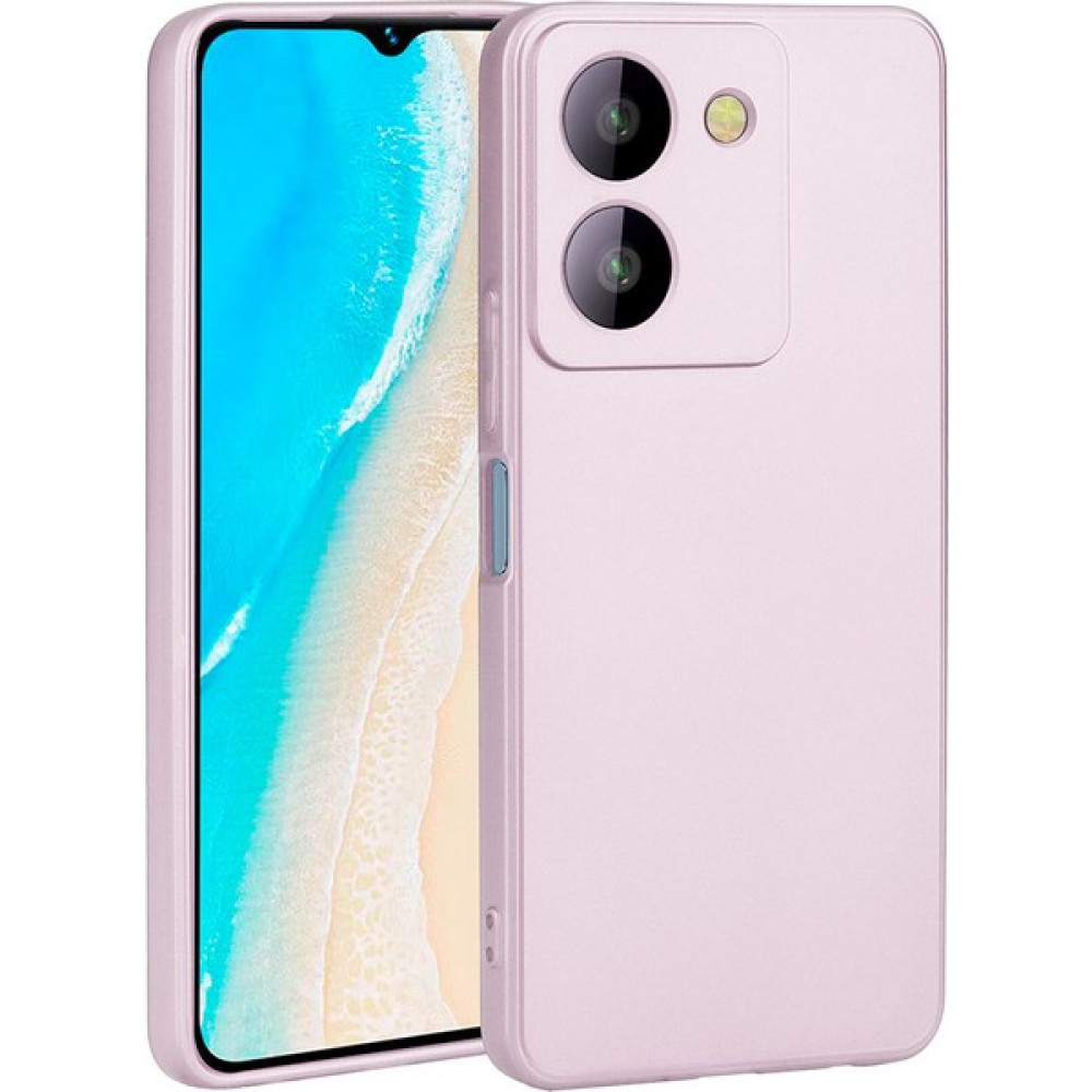 Vivo Y36 4g Kılıf Ultra Ince Renkli Silikon Kapak Rose Gold Cep Telefonu Kılıfı Fiyatı