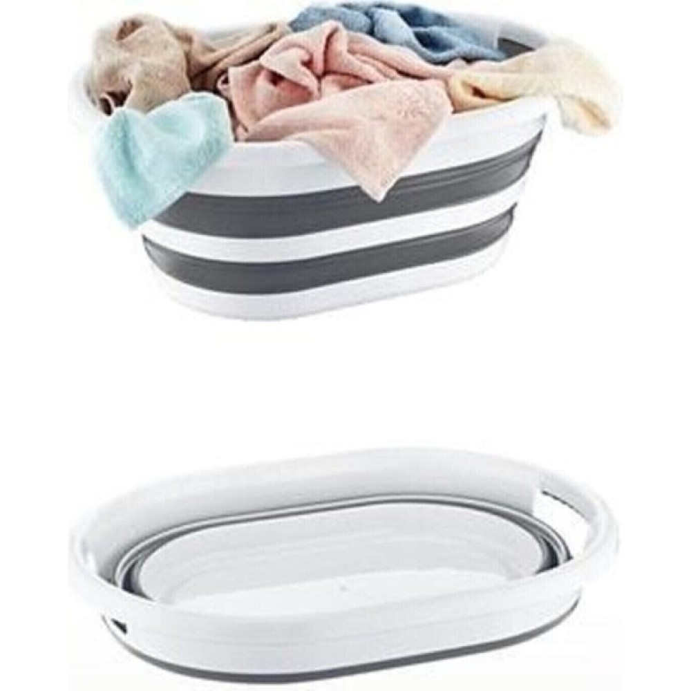Viyalente Plastart Katlanabilir Çamaşır Selesi 40 Lt - Gri - 63x27cm Sepet Fiyatı