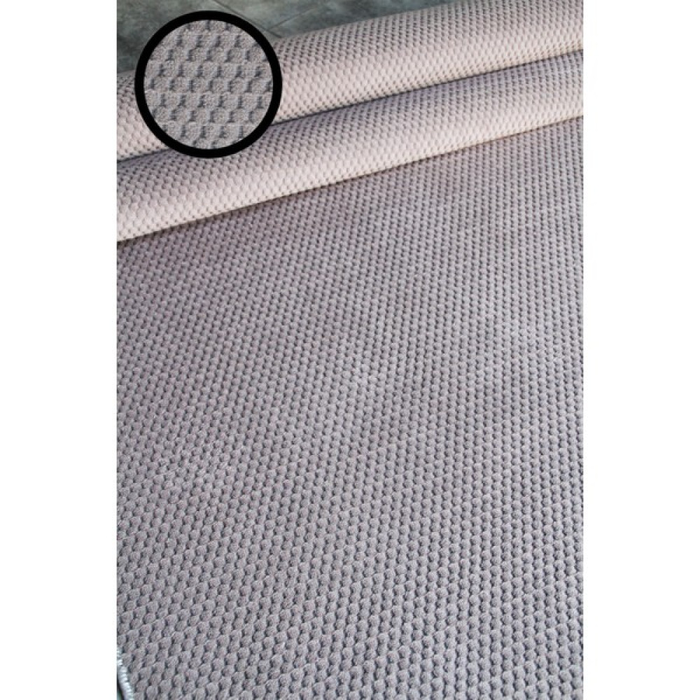 Vizon Petek Kaymaz Taban Kabartmalı Salon Koridor Mutfak Halı Yolluk Dot Yıkanabilir - 100 x 110 cm Salon Halısı Fiyatı