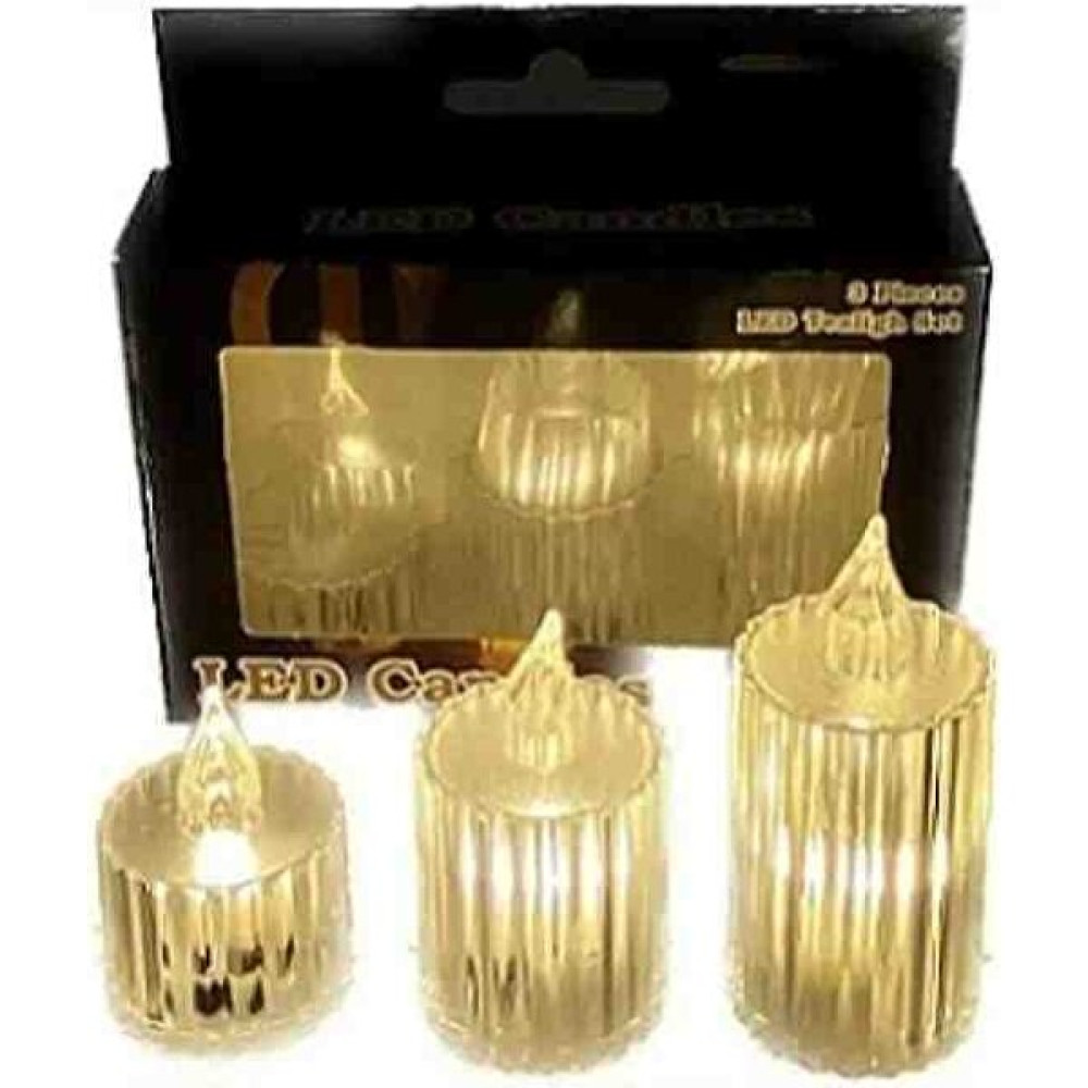Vizyon 3 lü led mum pilli Dekoratif Mum Fiyatı