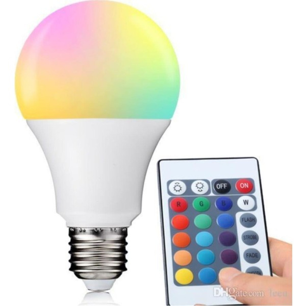 Vizyon 9W Uzaktan Kumandalı LED Ampul Renk Değiştirir Rgb Beyaz Dahil 16 Renkli LED Ampul Kumandalı Işık Led Aydınlatmalar Fiyatı
