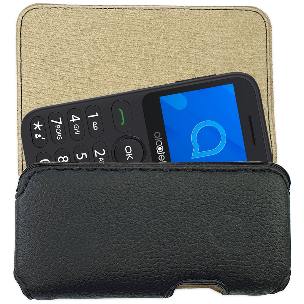Vizyon Tuşlu Telefon Kılıfı Bel Kemer Kılıf 12.5 x 5.5 cm - Mat Siyah Cep Telefonu Kılıfı Fiyatı