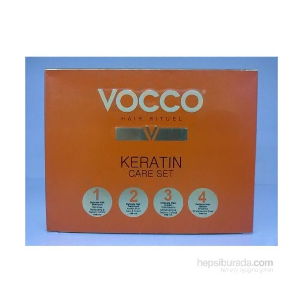 Vocco Keratin 4 Lü Saç Bakım Seti Saç Bakım Maskeleri & Serumlar & Spreyler Fiyatı