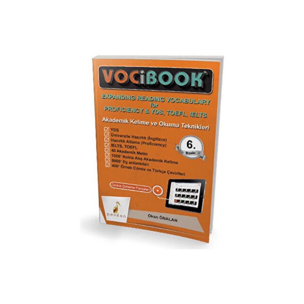 Vocibook Akademik Kelime ve Okuma Teknikleri - Okan Önalan Yabancı Dil Öğretici Kitaplar ve Eğitim Setleri Fiyatı