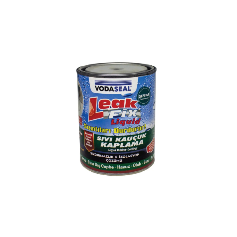 Vodaseal Leak Fix Su Gecirmez Sizdirmazlik Sizinti Onleyici Sivi Kaucuk Kaplama Izolasyon Seffaf 700 Gr İnşaat Makineleri Fiyatı