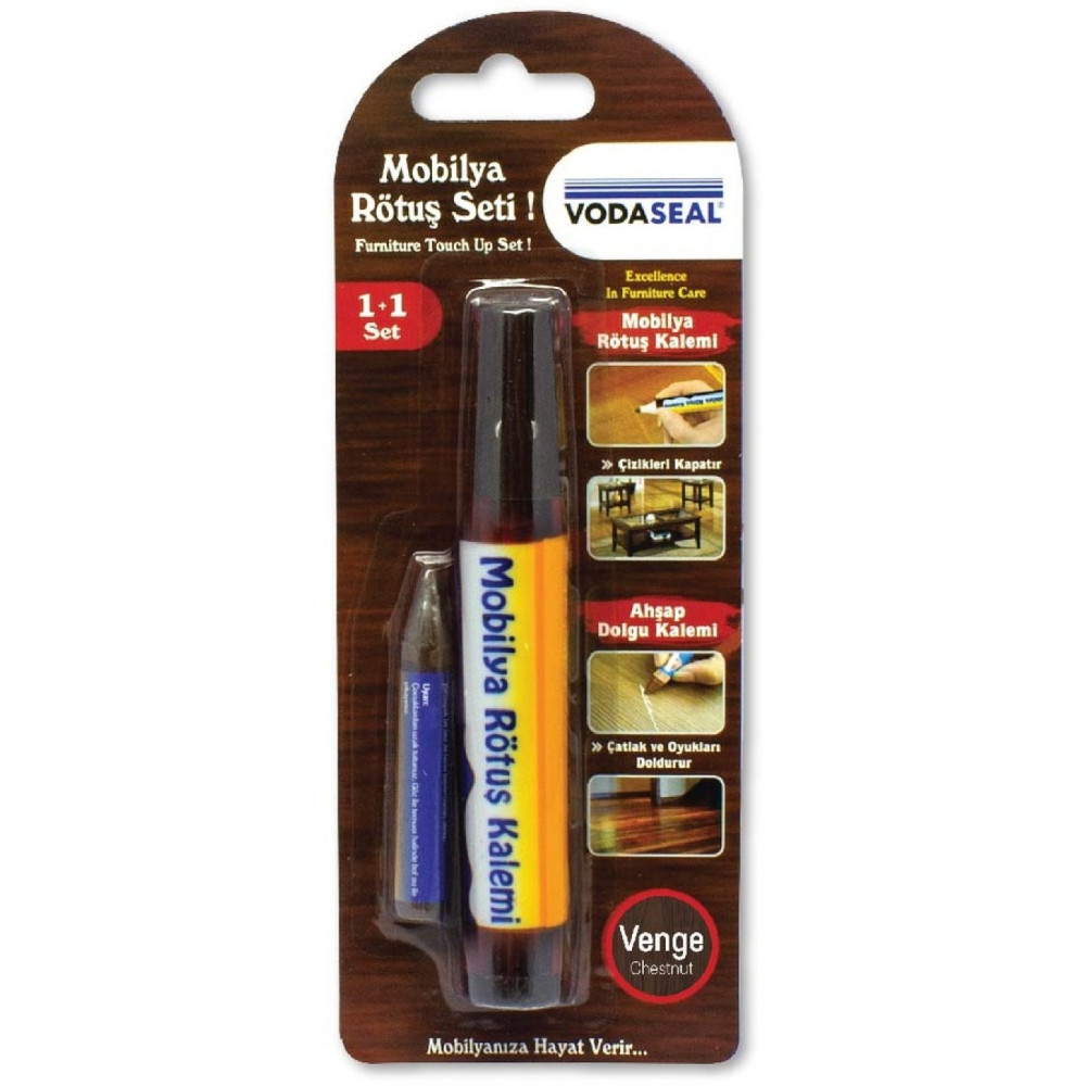 Vodaseal Mobilya Rotus Kalemi Seti 1+1 Venge Nalburiye & Hırdavat Fiyatı