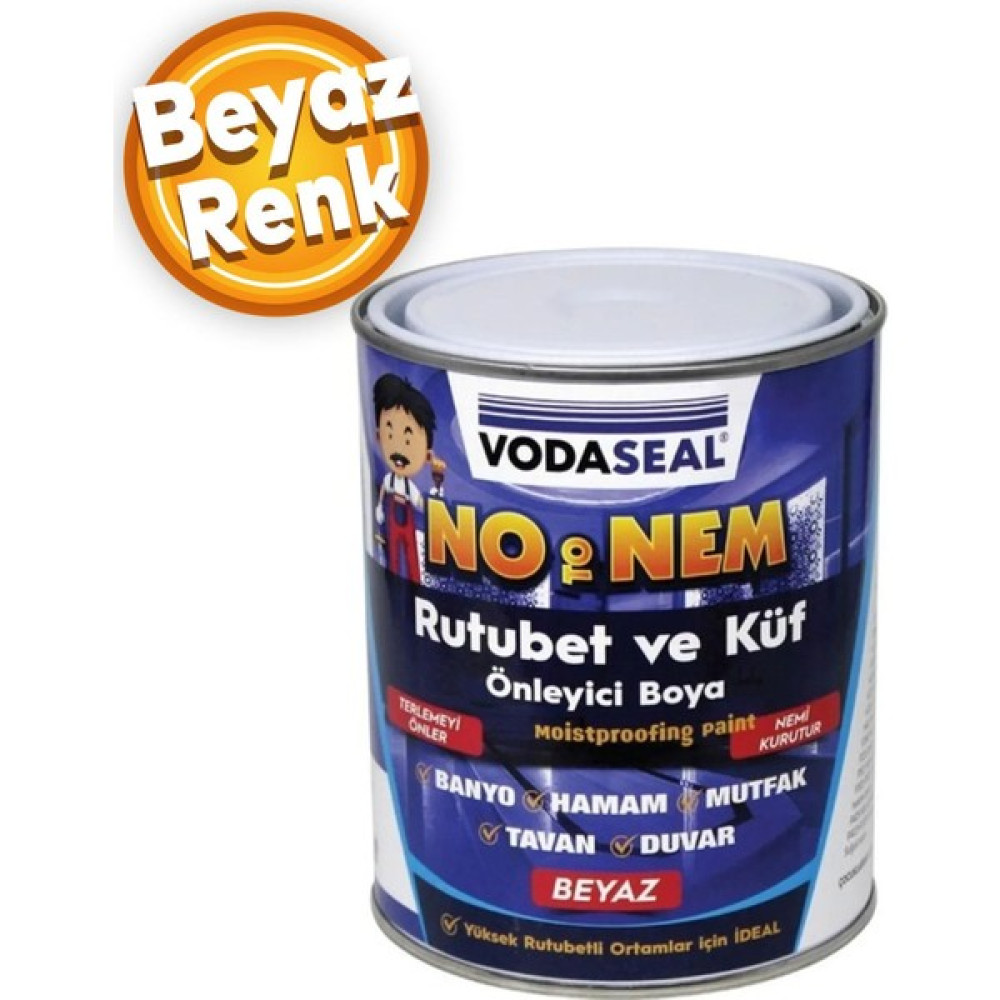 Vodaseal No Nem Rutubet Küf Terleme Önleyici Boya 1 kg Boyalar & Boyacı Aletleri Fiyatı