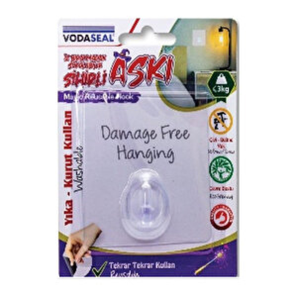 Vodaseal Sihirli Askı Şeffaf Kare Eşya Saklama / Düzenleme Fiyatı