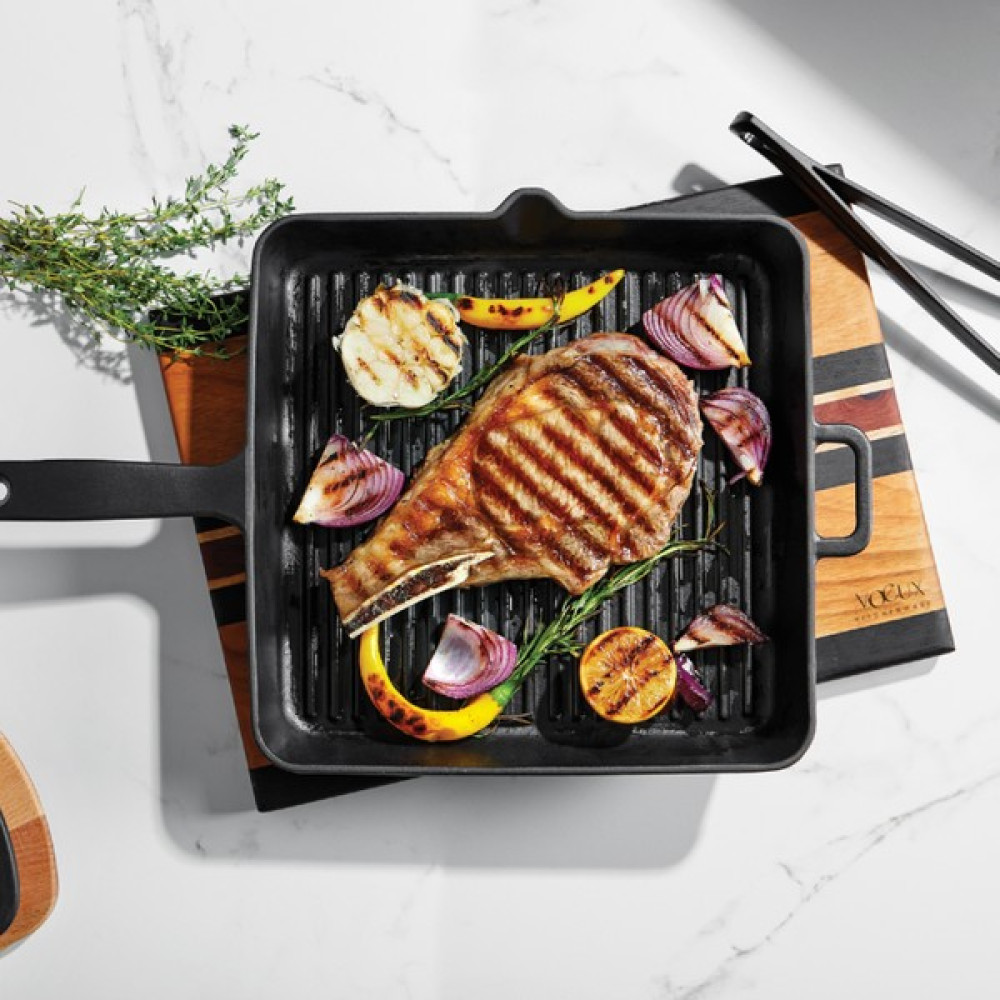 Voeux Elegance Döküm Kare Tava 25 cm Siyah Tavalar Fiyatı