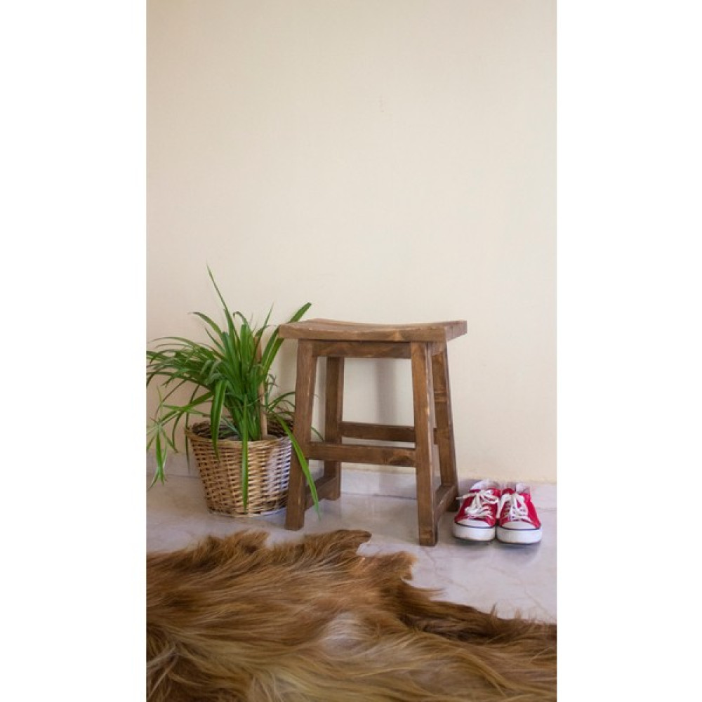 Vogel Home Design Tabure Ahşap Rustik Eskitme Masa - Sandalye & Tabure Fiyatı