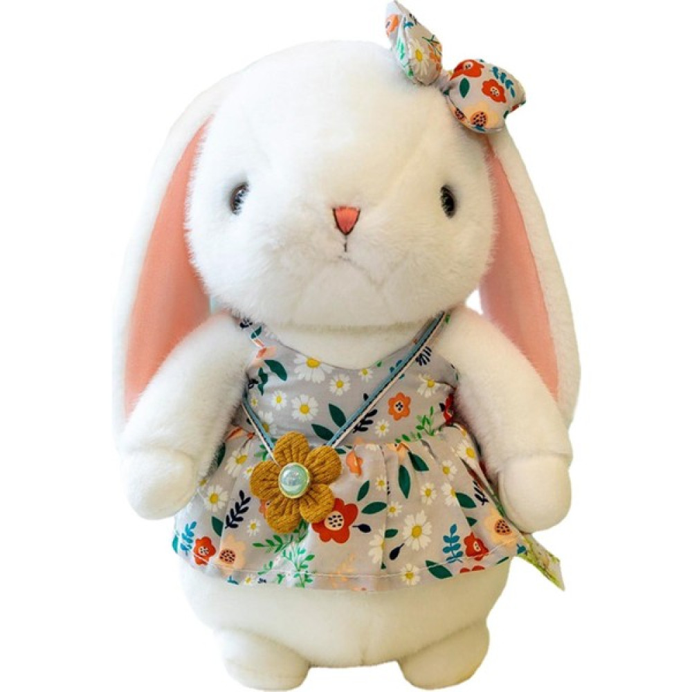 Vogue Element Bunny Tavşan Dolgulu Hayvan Peluş Peluş Tavşan Güzel Dolgulu Hayvanlar Huggable Tavşan Işık Gri 25CM (Yurt Dışından) - ------ Peluş Oyuncaklar Fiyatı