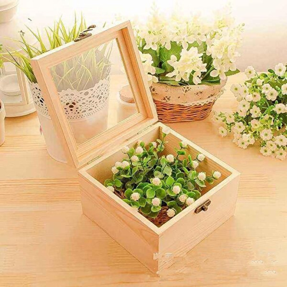 Vogue Element Doğal Ahşap Sandık Kutusu Kutusu Ahşap Sandık Kutusu 20X20X12CM (Yurt Dışından) Saklama Kapları Fiyatı