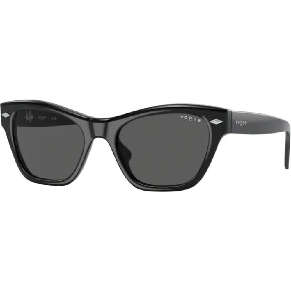 Vogue VO5445-S W44/87 51 Güneş Gözlüğü - Siyah Unisex Güneş Gözlükleri Fiyatı