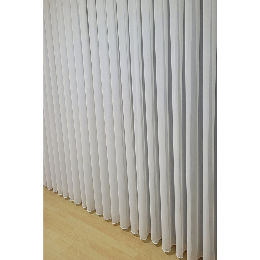 Voilage Ütü Istemez Bambu Tül Perde - Ekru - 100 x 260 cm Diğer Fiyatı