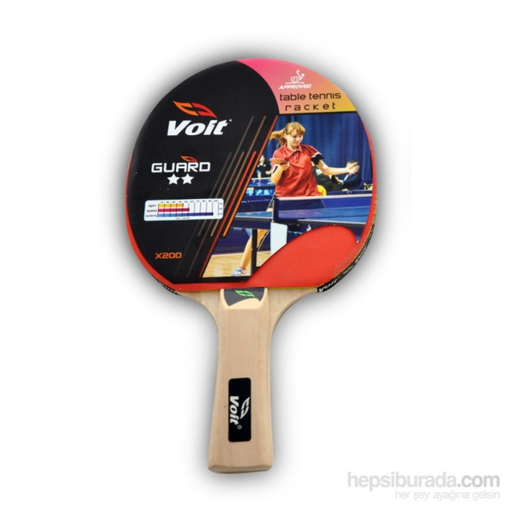 Voit Guard 2 Star Kırmızı Pinpon Raketi Tenis & Badminton Fiyatı
