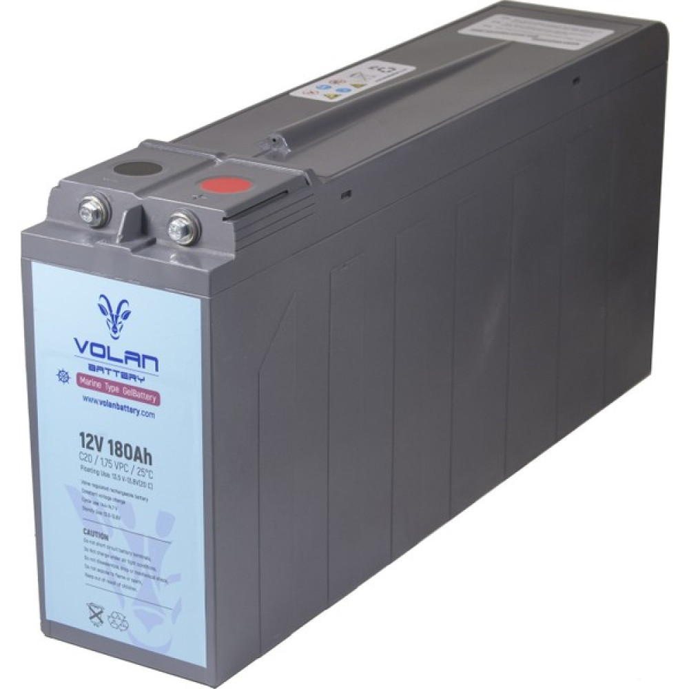 Volan Battery 12 Volt 180 Ah (Amper) Marin Jel Akü Kesintisiz Güç Kaynakları (UPS) Fiyatı