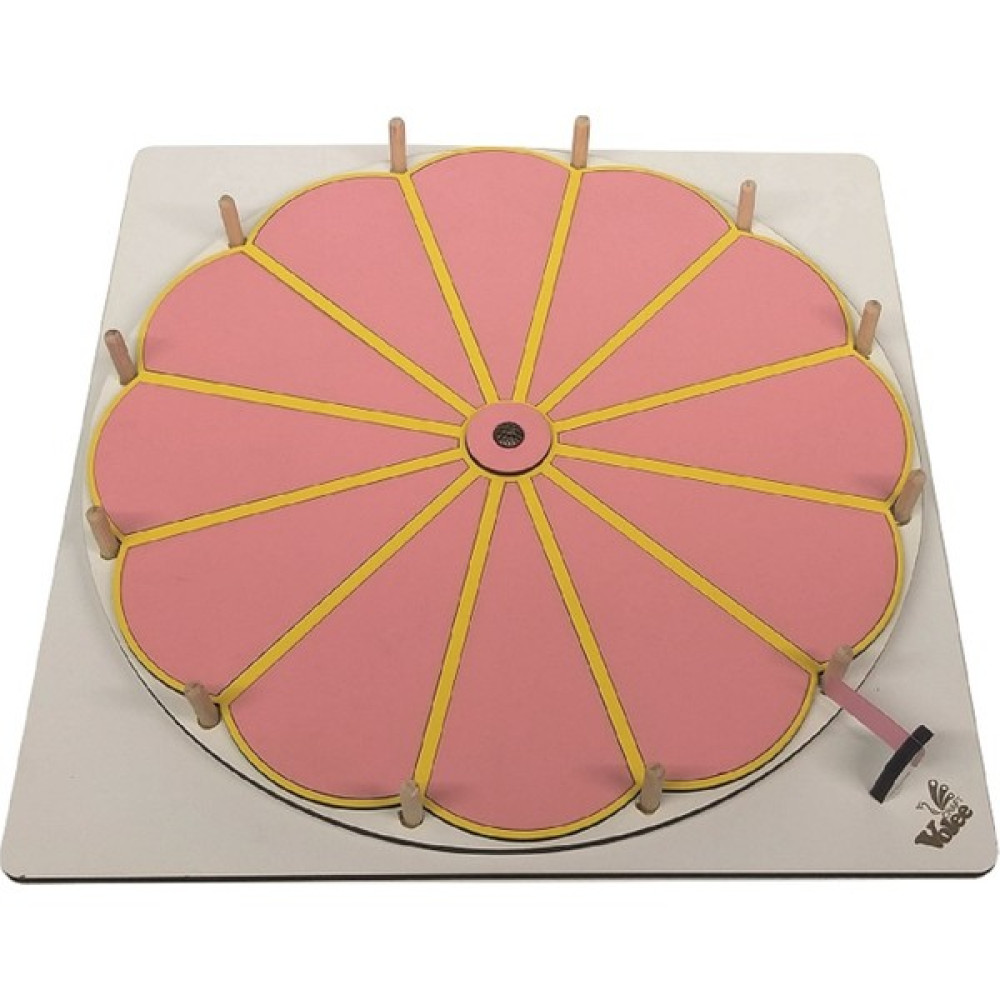 Volee Craft Çarkıfelek Eğitim Materyali, Çarkıfelek Oyunu - Pembe Eğitici Oyuncak Fiyatı