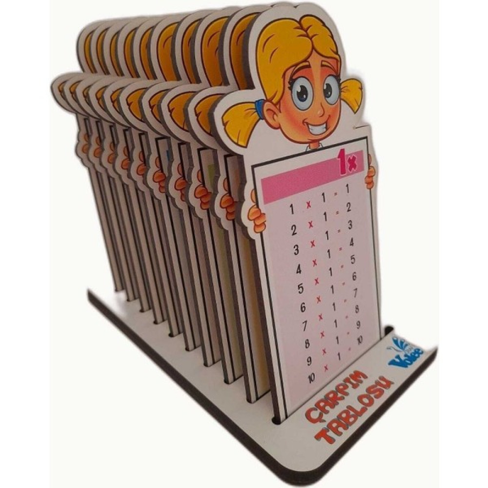 Voleecraft Renkli, Eğitici, Eğlenceli Ahşap Çarpım Tablosu, Matematik Ders Materyali, Kızçocuk Eğitici Oyuncak Fiyatı