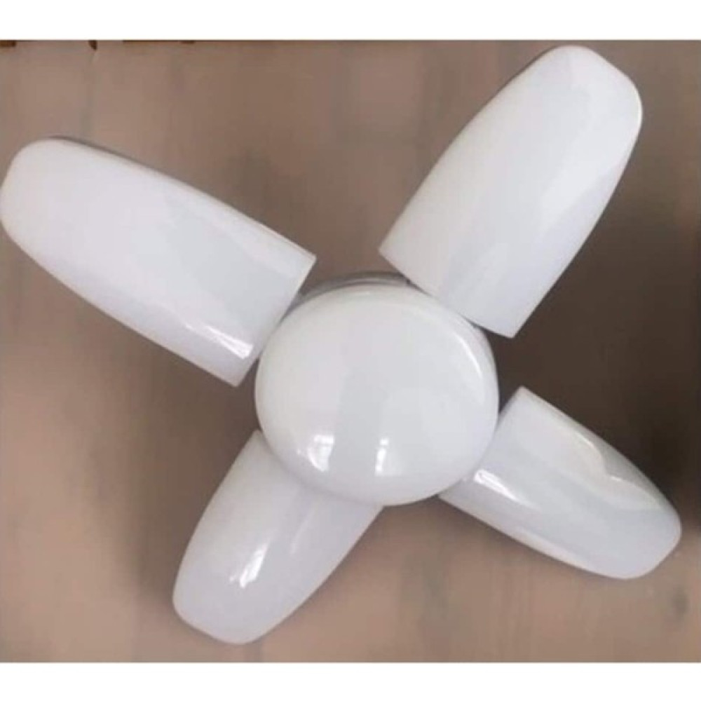 Volemi Beyaz Mini Pervane Katlanabilir LED Ampul E27 2000 Lümen 24W Led Aydınlatmalar Fiyatı