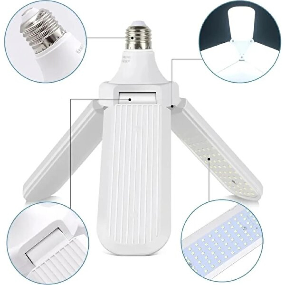 Volemi Pervane LED Ampul 45 W E27 Duy 4500 Lm Beyaz Güçlü Işık Led Aydınlatmalar Fiyatı
