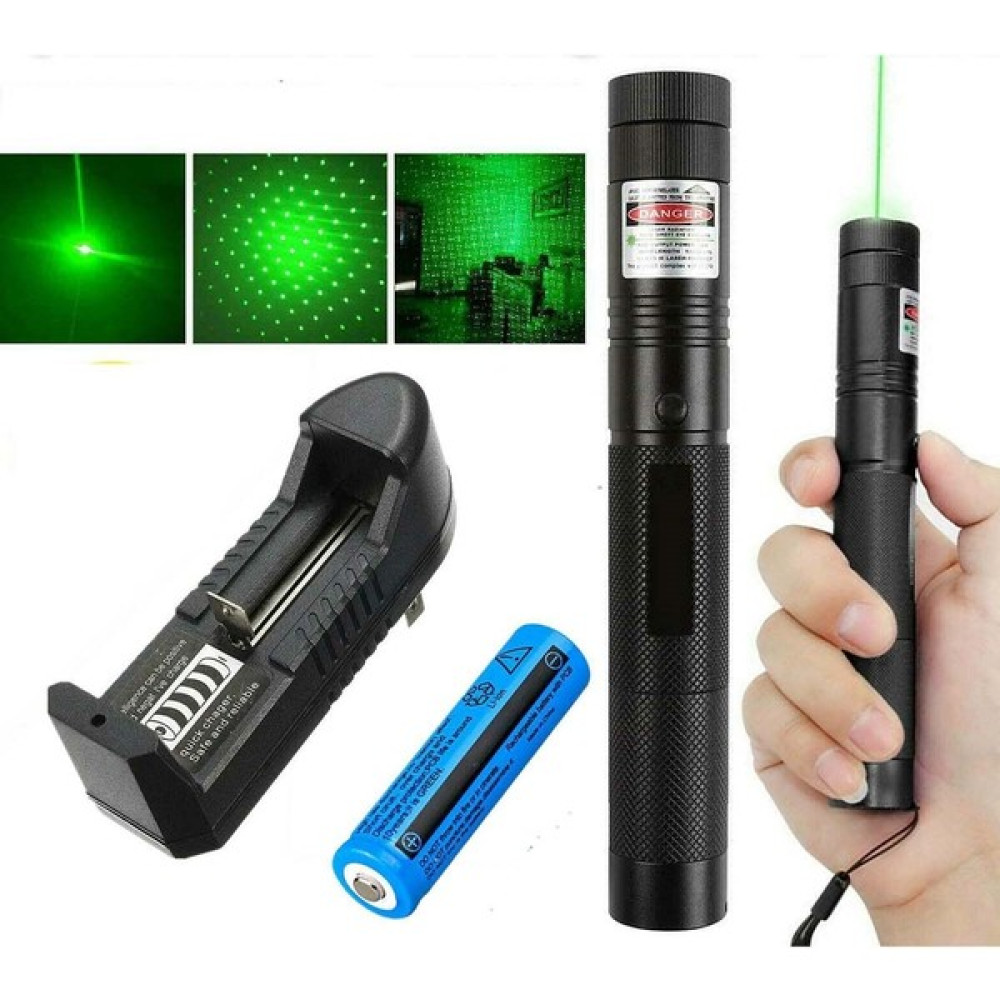 Volemi V-009 Pro Series Yeşil Lazer Pointer Şarjlı Pilli 1000MW Cep Boy Lazer Kamp Malzemeleri Fiyatı