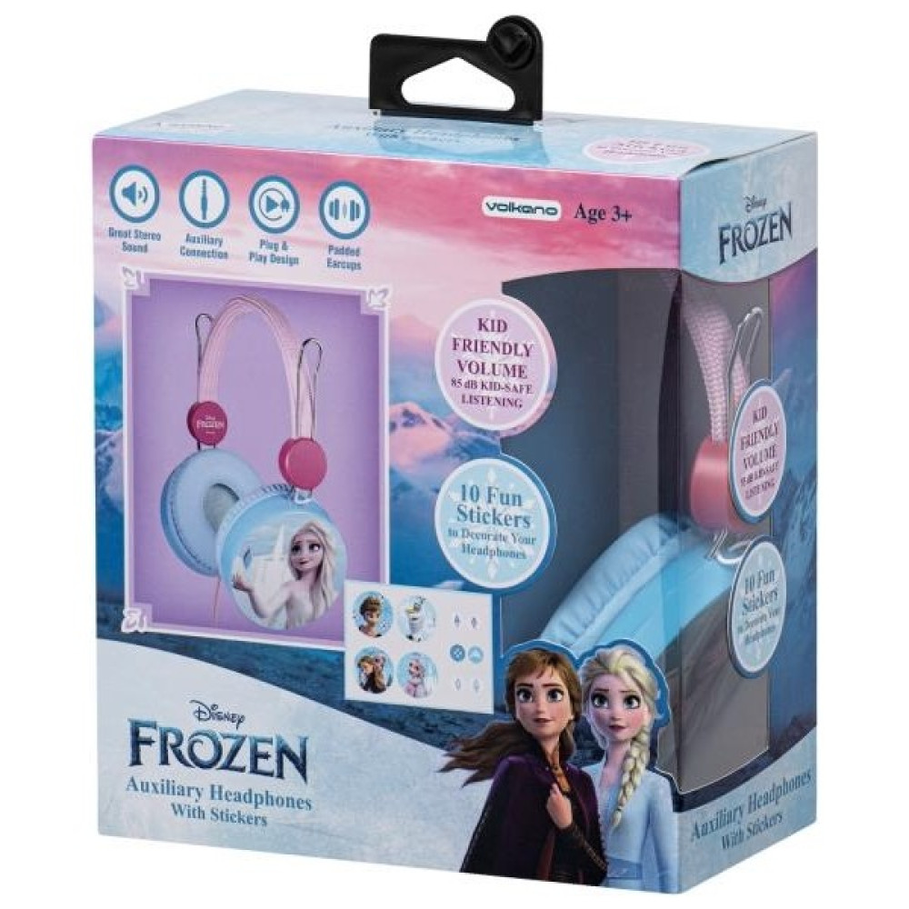Volkano Disney Frozen Karlar Ülkesi Kablolu Kulaklık Çocuk Kulaklığı Lisanslı Hediye Stıckerlı DY-10903-FR3 - Turkuaz Oto Boyaları Fiyatı