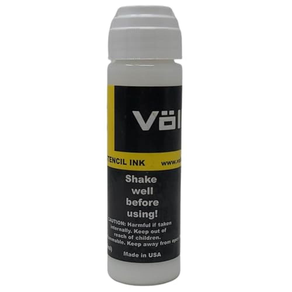 Volkl Racquet Stencil Ink (White)