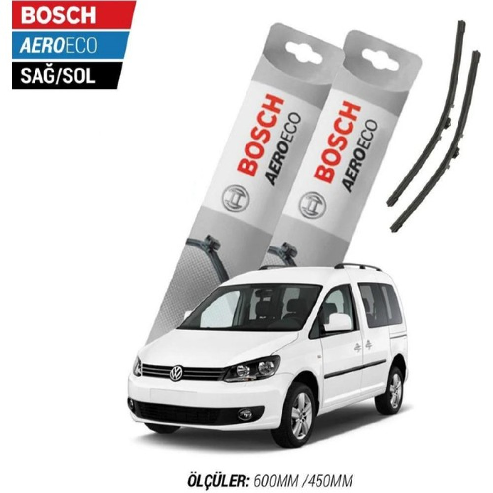 Volkswagen Caddy 2013 Model Bosch Aeroeco Muz Silecek Takımı Oto Silecekleri Fiyatı