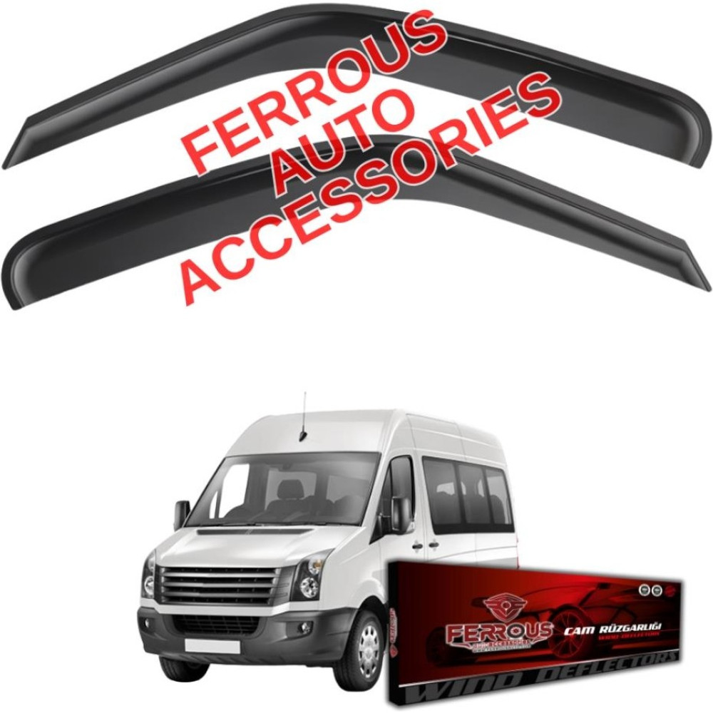 Volkswagen Crafter Fitil Üstü Ferrous Cam Rüzgarlığı 2li 2007 2019 Oto Rüzgarlıkları Fiyatı
